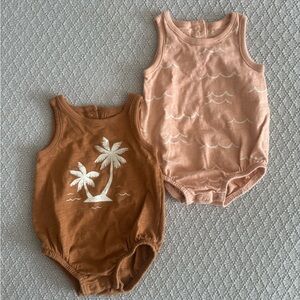 Little Co - Lauren Conrad Bubble Rompers (2x) Size 3M